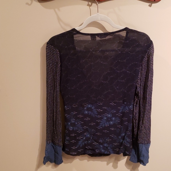 J.Jill wrap blouse top - Picture 2 of 5